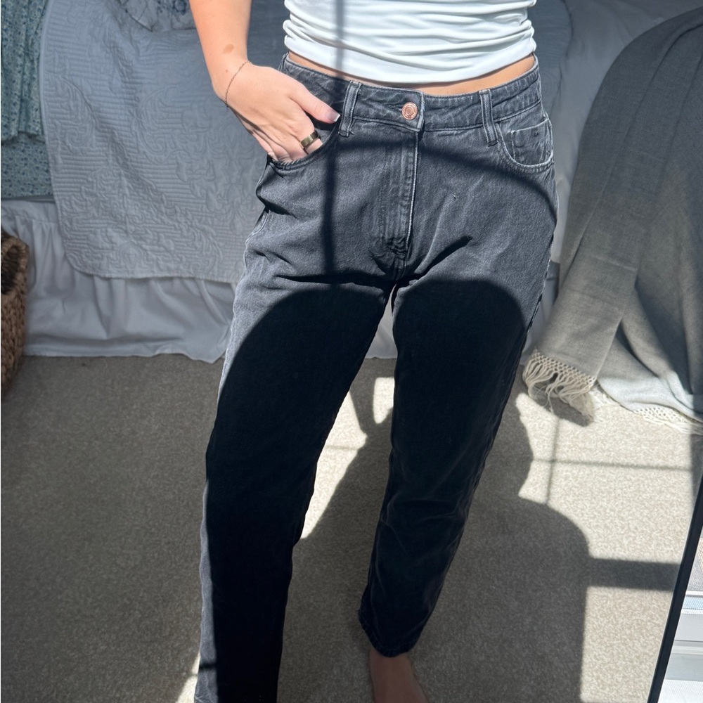 Zara Charcoal Denim Pants